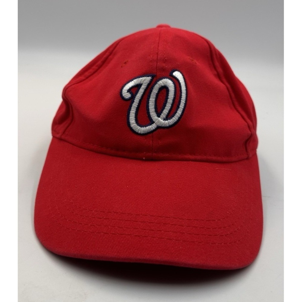 Washington Nationals baseball cap adjustable hook and loop logo adult